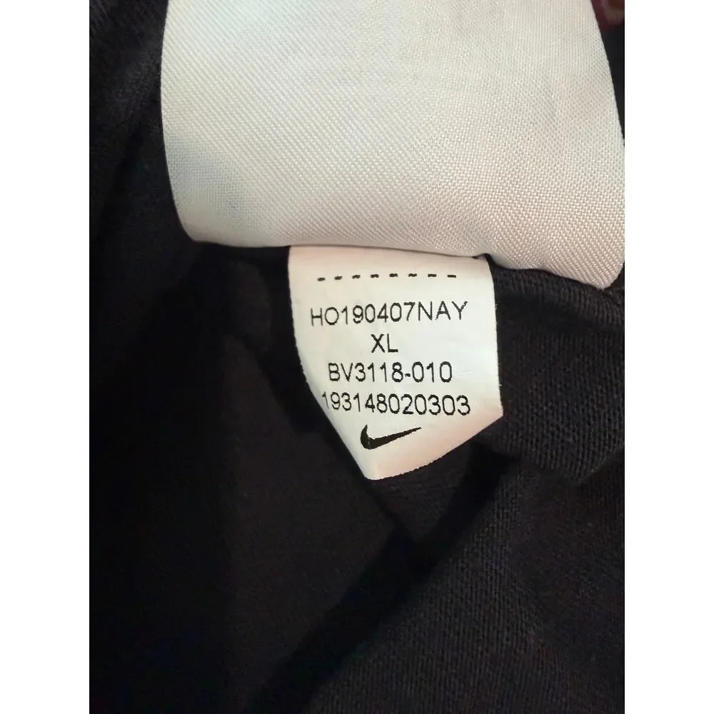 Nike Black Pink Dri Fit Long Sleeve Tee Fits Womens Medium Youth XL BV3118